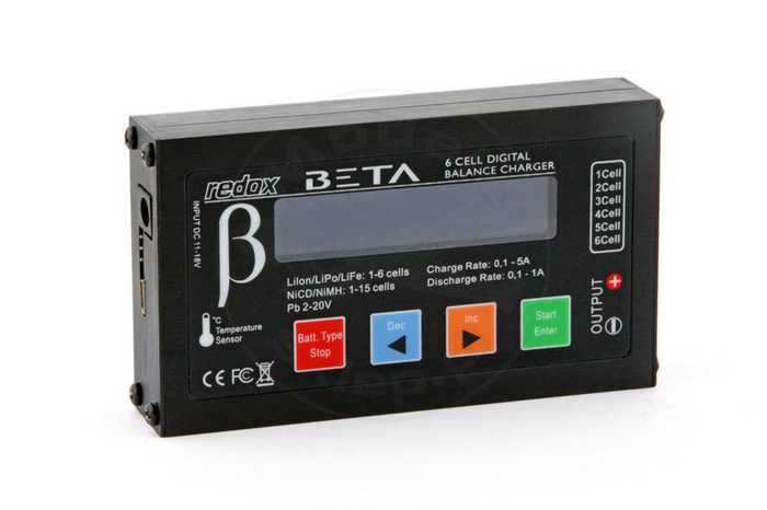NEW = Redox BETA SOLO Charger Profi pt LiPo Universal pt navomodel etc