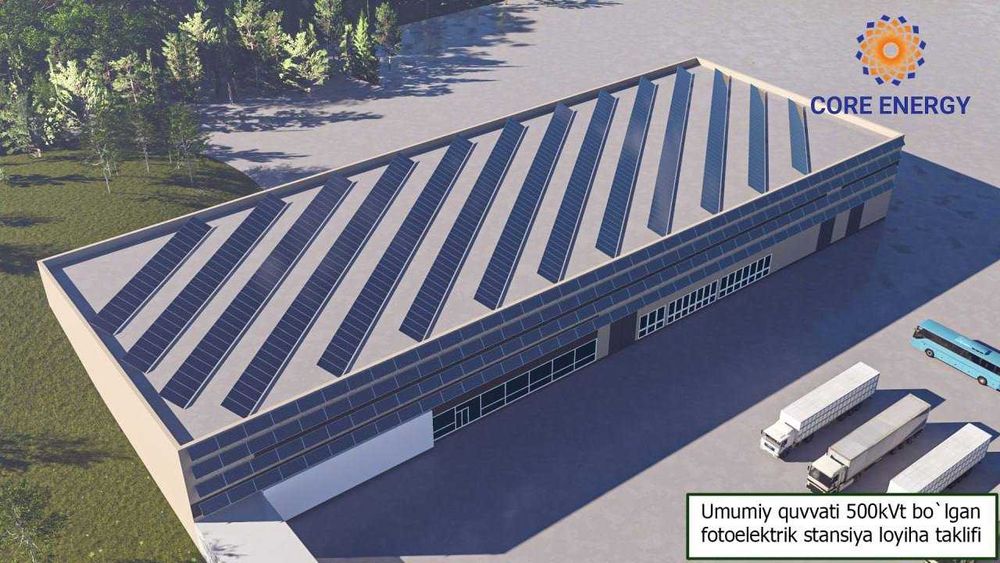 Қуёш панеллари ўрнатиш | 20–500 кВт | Кафолат | 500+ лойиҳа