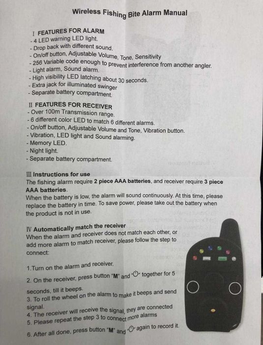 Set Avertizoare cu Statie Feeder FL JY 68-3