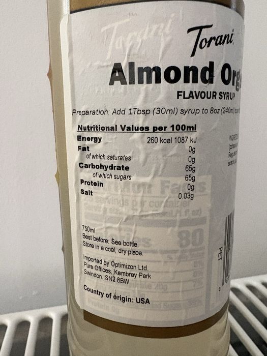 Sirop migdale 750 ml