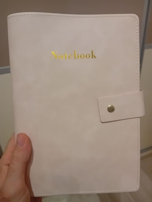Notebook husa eleganta, 280 pag, bej