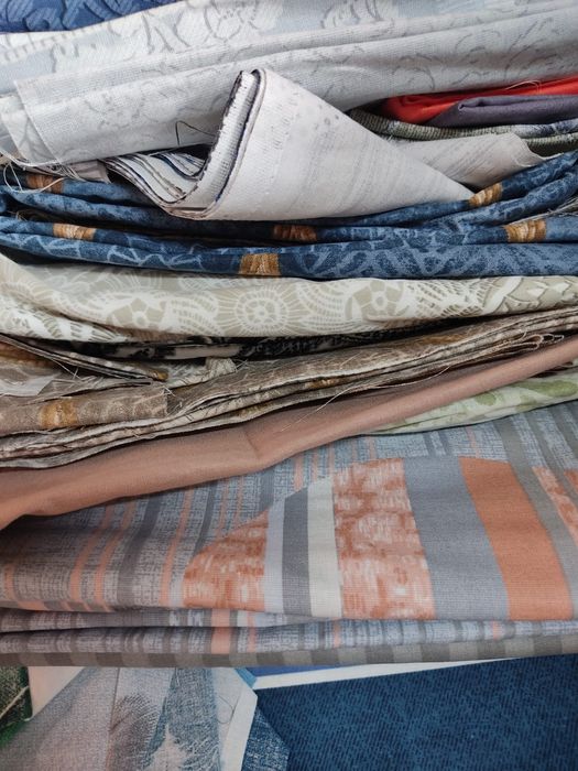 Х/б лоскуты разного размера