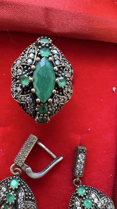 Набор серебро новый