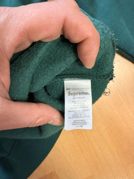 Supreme Box Logo Crewneck AW22 green