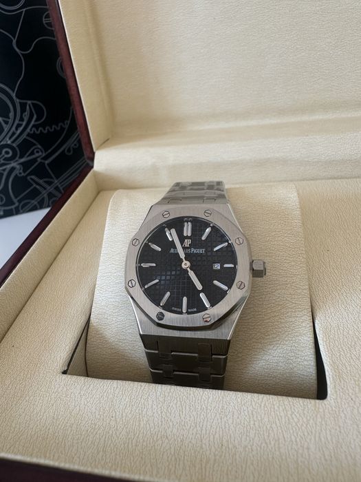 Ceas Dama Audemars Piguet Royal Oak 32mm/Silver/Black Dial