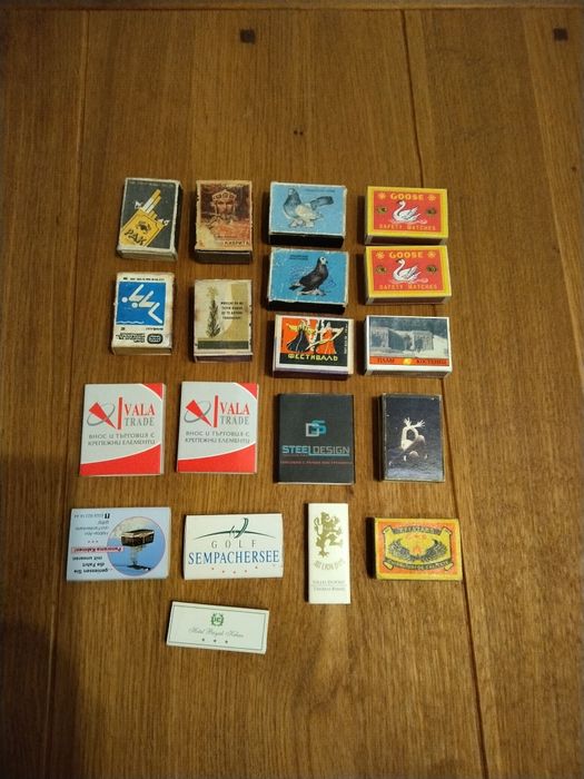 Продавам малка колекция от кибрити за колекция