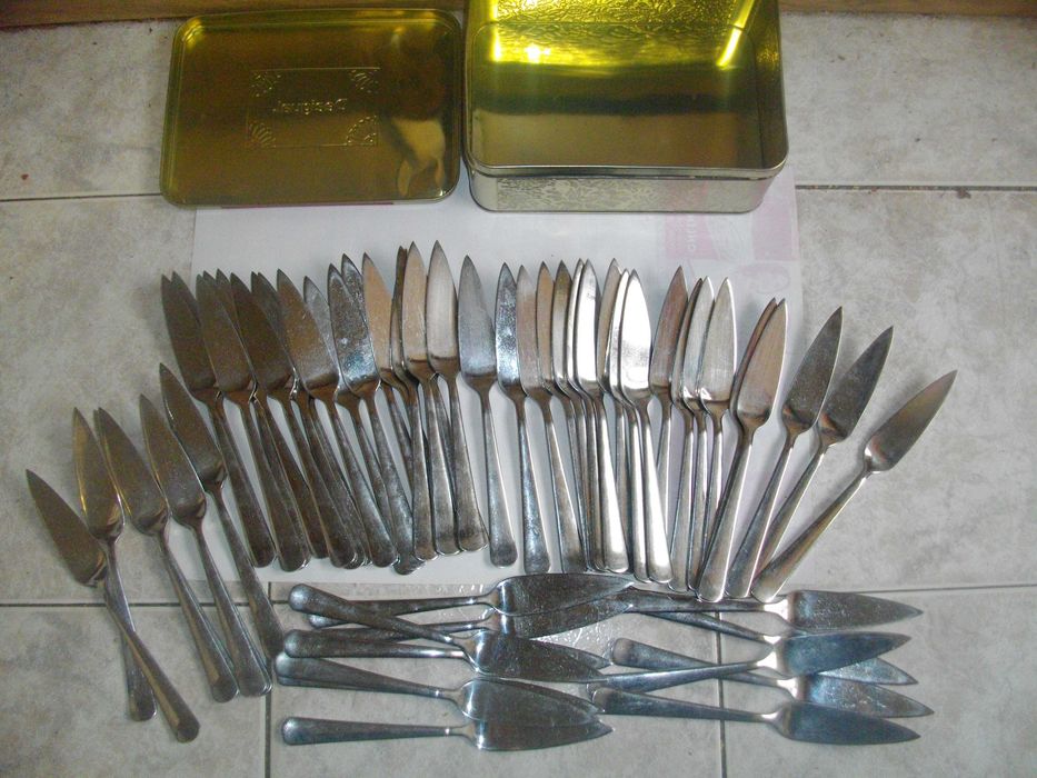 IKEA-Качествен Нож За Риба/К-т Ножове-55 бр-Неръждаема Стомана-220мм