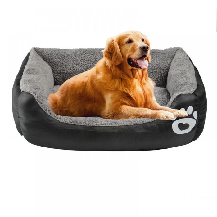 Легло за голямо куче с лапичка ХХЛ черен
