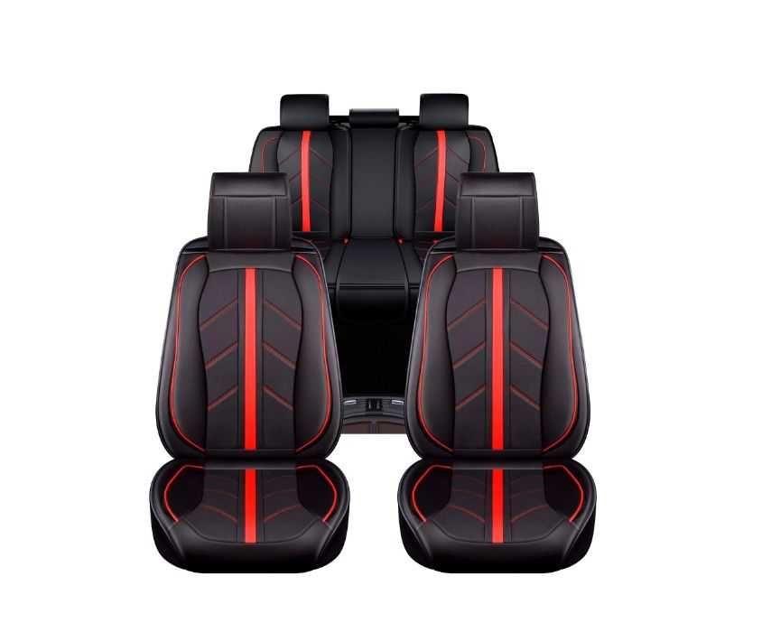 Комплект Универсална Авто Тапицерия Калъфи за седалки Еко Кожа