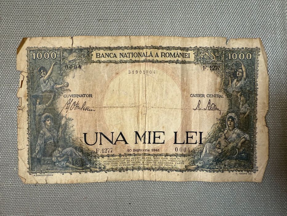 Bancnote romanesti 4 bucati