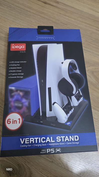 Стойка за PS5 / док. станция