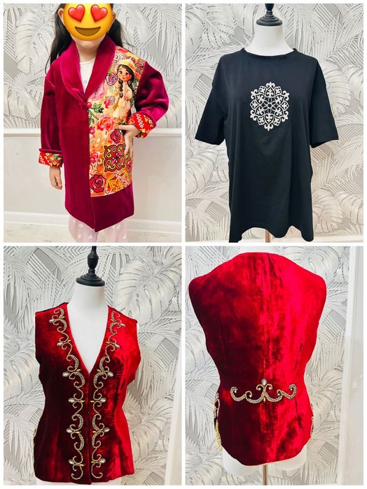 Платье, фудболка, кажекей