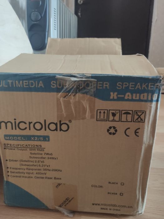 Microlab multimedia subwoofer speaker 5 колонок