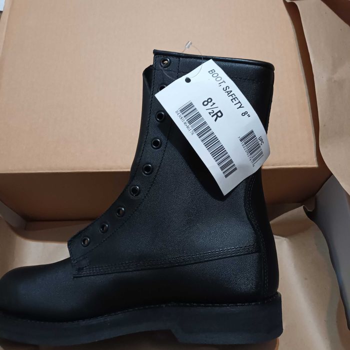 Bocanci militari Addison USA, Piele naturala Neagra 8,5R, masura 43-44