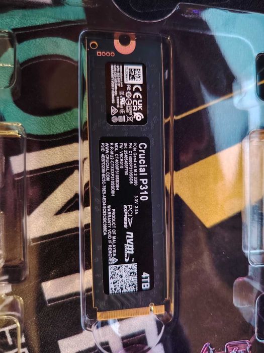 Нов ! Crucial P310 SSD 4TB M.2 2280 PCIe Gen4 NVMe, up to 7100 MB/s