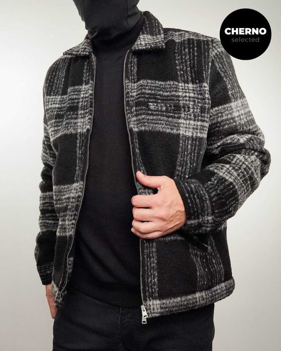 ALLSAINTS Phoenix карирано яке с цип – размер XL – ново с етикети