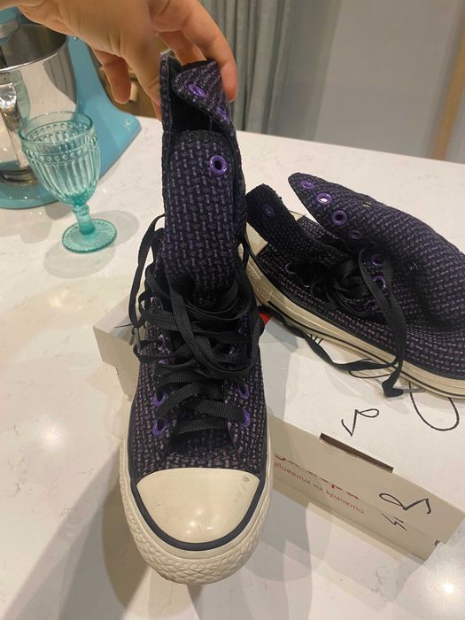 Лилави кецове Converse Chuck Taylor All Star Fold-Down (Двоен език), размер 37.5