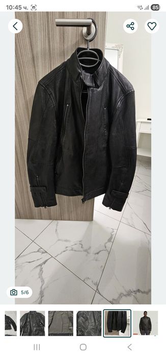 G-Star Biker Leather Jacket кожено яке