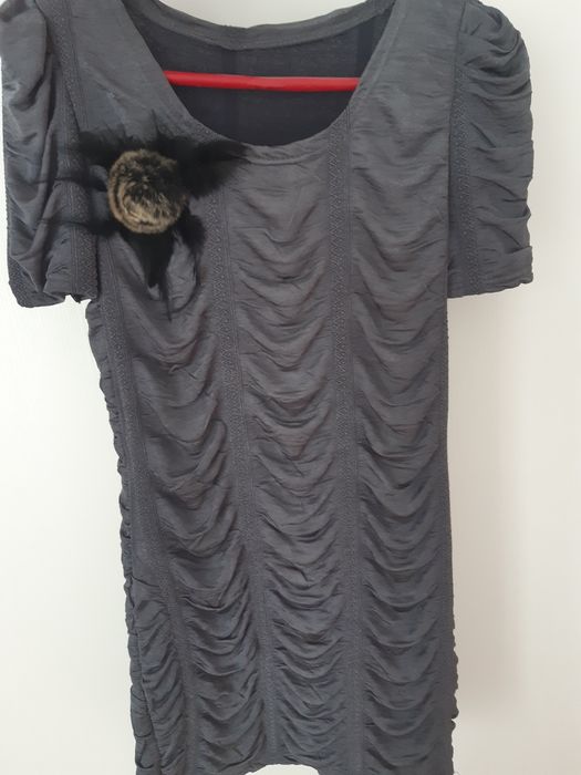 Rochie de seara scurta mulata brosa detasabila