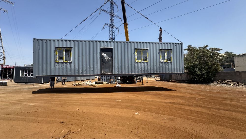 Konteynir ofis контейнер под офис 40 футовы