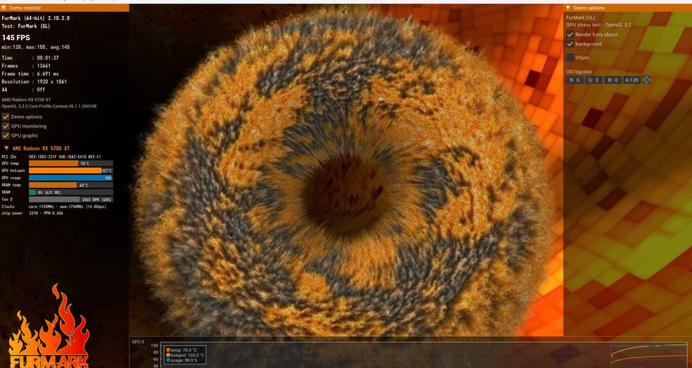 Placa video Radeon Rx 5700xt nitro+ 8gb 256 bits