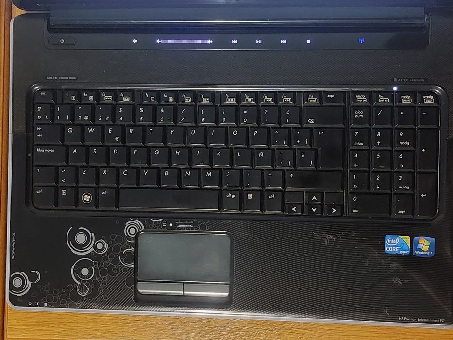 Laptop HP 17.3, i7 720QM 1,6Ghz/2,8Ghz, 12GB, 500GB SSHD, Nvidia GT 230M 1G, Win10 Office 2024