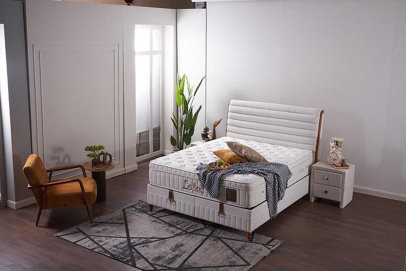 Тапицирано легло Lotus с луксозен матрак