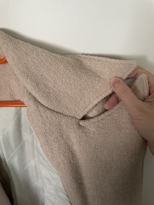 Vand palton lana roz prafuit