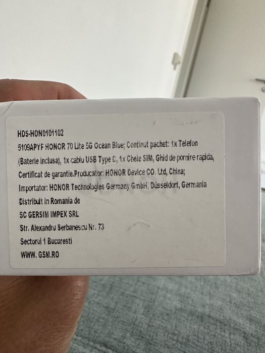 Honor 70 lite varianta de 128
