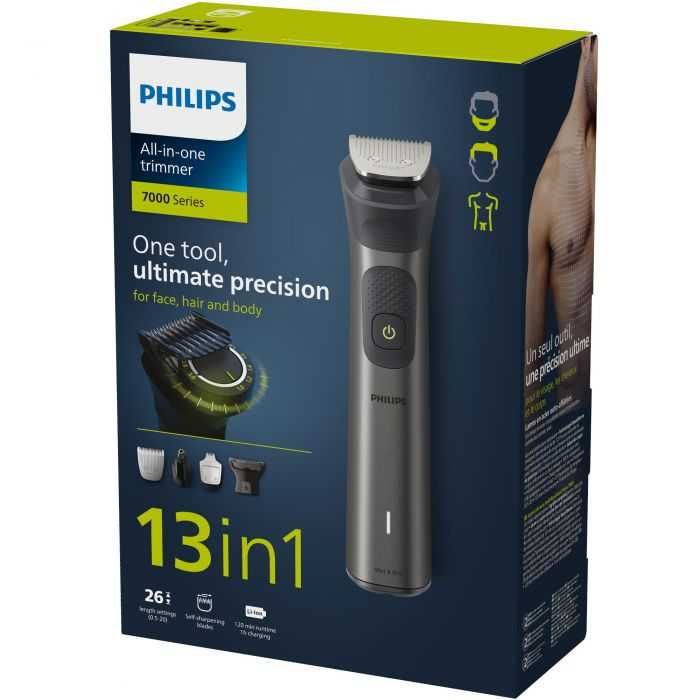 Set OneBlade & Aparat de tuns barba si parul 13 in 1 PHILIPS MG7925/15