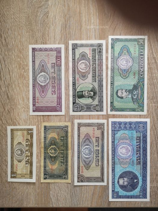 Set complet bancnote 1966