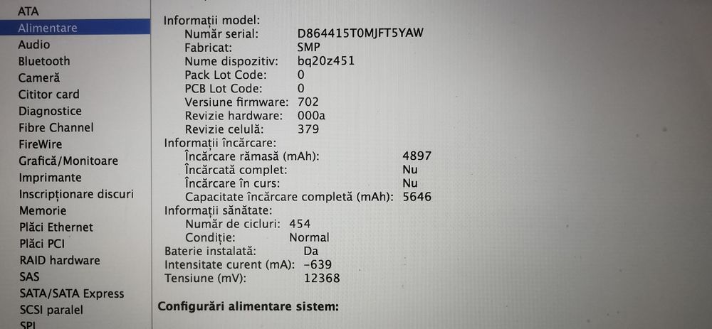 Macbook Pro 2014 Retina Intel i5 2,6 GHz