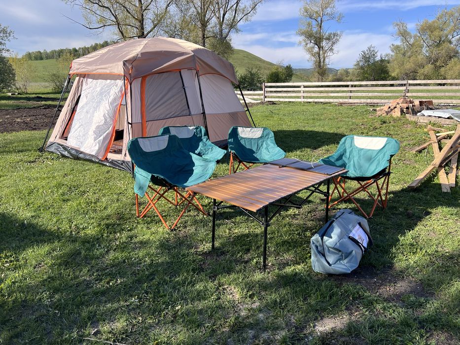 Палатка стол и матрас