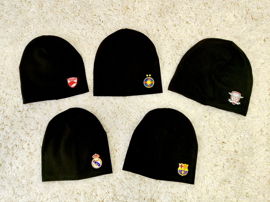Caciula Bumbac Caciula Copii sau adulți Rapid , Dinamo , Barcelona , Real Madrid , FCSB