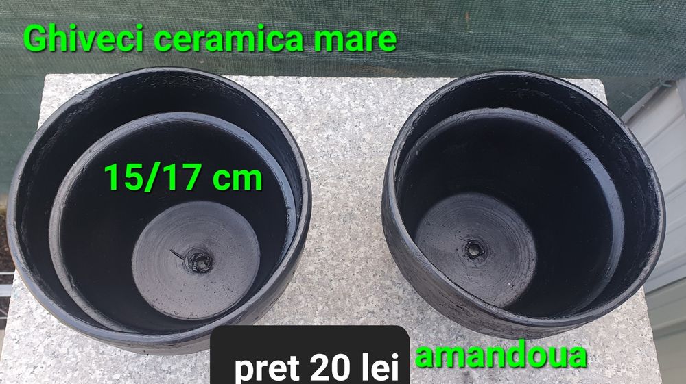 Ghivece ceramica 6 bucati