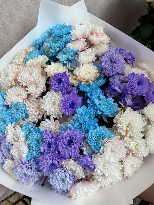 Букет цветов , хризантемы