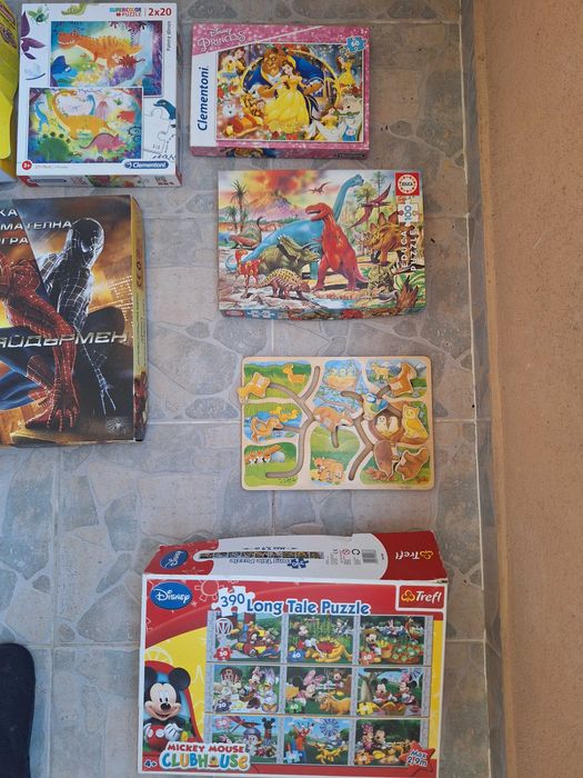 Детски настолни игри и пъзели