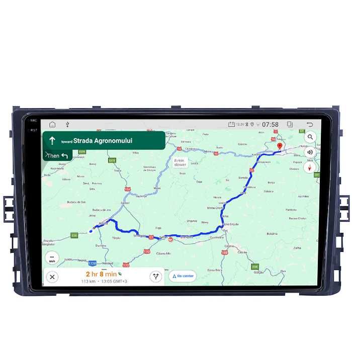 Navigatie VW Golf VII/Polo 2018+, 9 INCH 4GB RAM/64GB ROM,  Android14