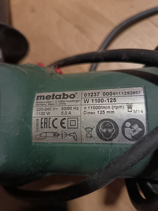 Metabo w1100 - 125