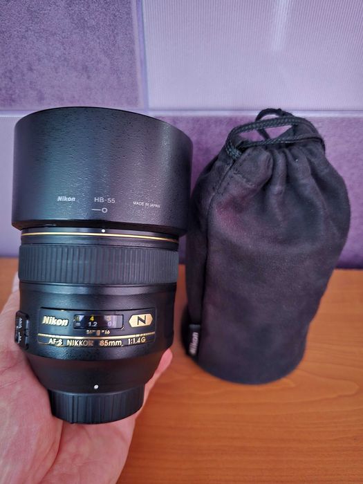 Nikon 85mm 1.4 impecabil