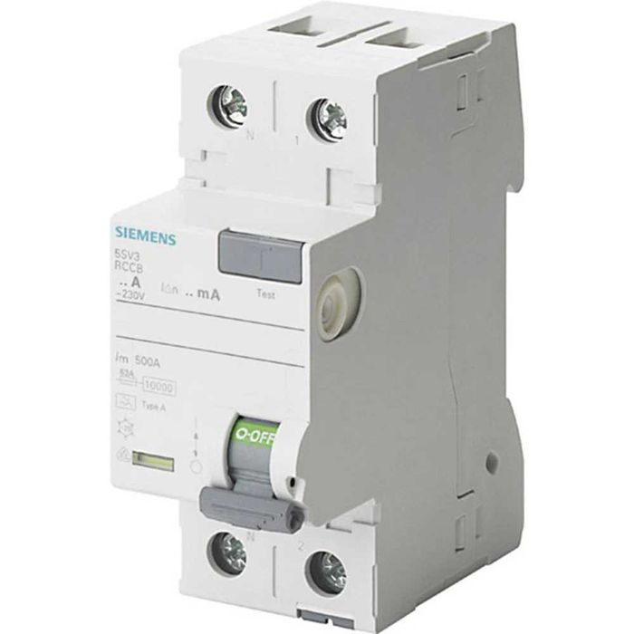 Întrerupător de curent rezidual SIEMENS 5SV3312-6KL -25A 230V,sigilat