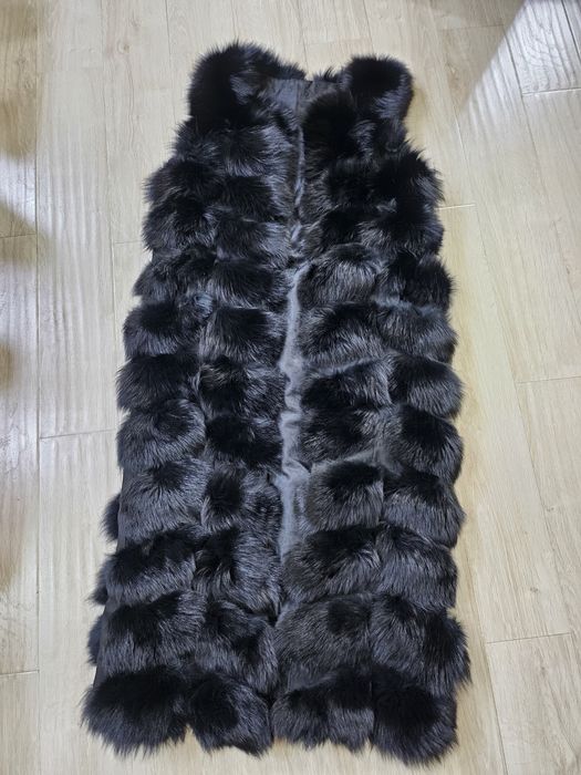 Жилетка песцовая в пол