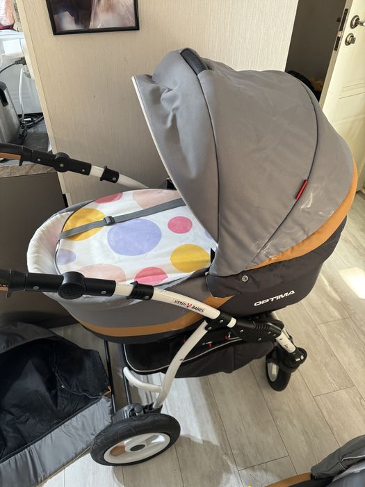 Коляска Verdi Optima 2 в 1 люлька и прогулочный б 5000