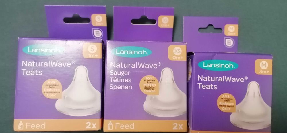 Tetine Natural wave, 2xS, 2xXS, 2xM