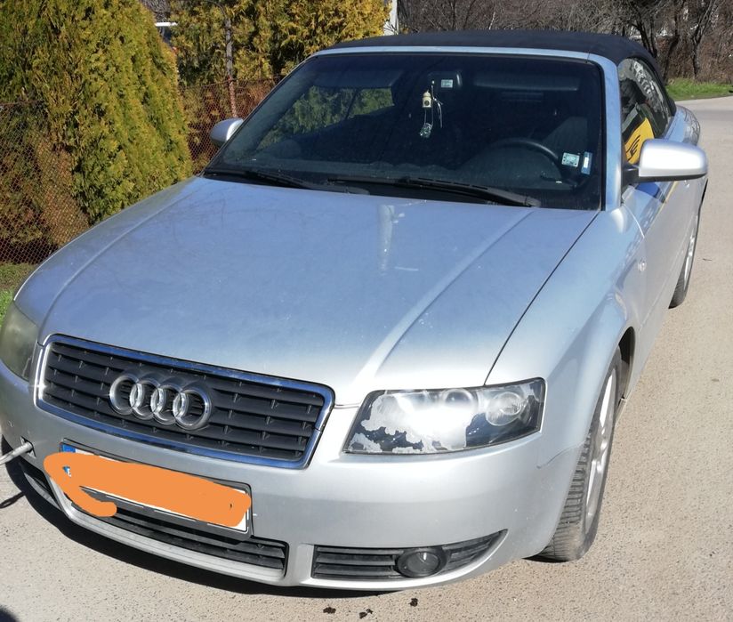 Ауди а4 2.5 tdi  кабриолет на части 2004година