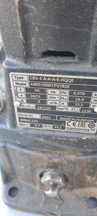 Pompa grundfos trifazica