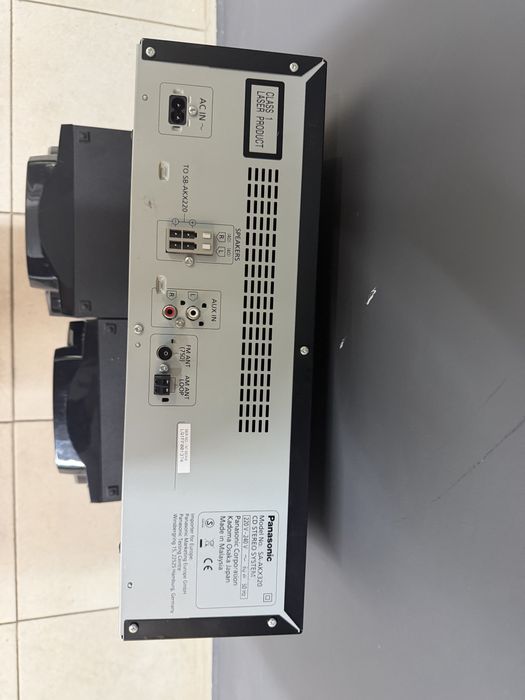 Sistem audio Panasonic cu Bluetooth