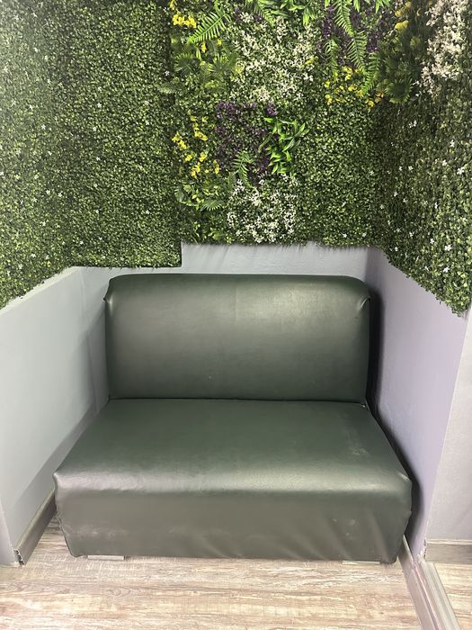 Кожено канапе 2 бр