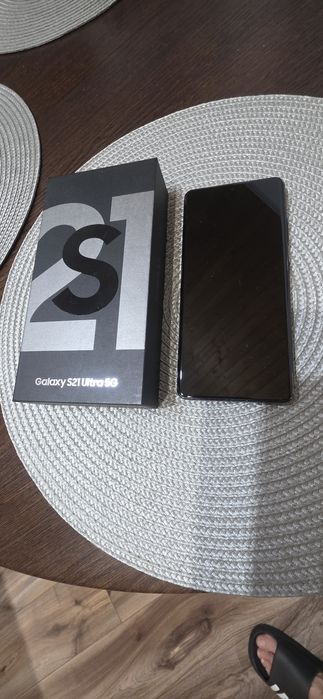 Samsung S21   ultra cadou husa  telefon tinut numai in husa