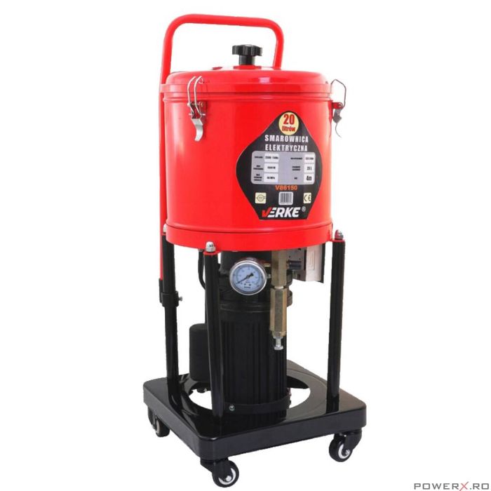 Pompa electrica pentru gresat, puterea motor 1100 W, capacitate 20